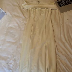NWT do+be off shoulder slit dress with side slit